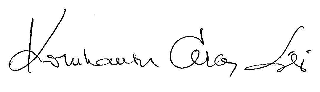 podpis predsednice